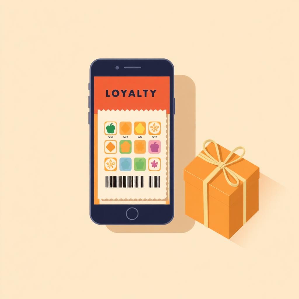Stamp card & reward dalam Tebus
